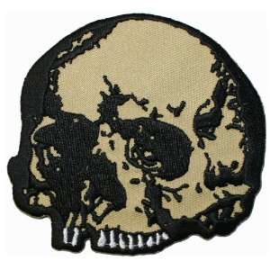  Artist Strephons Skull Embroidered Iron On Biker Patch 