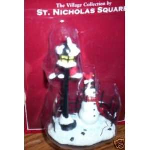   St Nicholas Square Snowman By Streetlight/Street Lamp: Everything Else