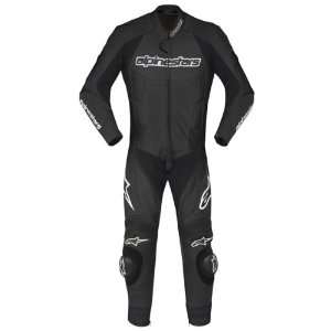   CARVER 1 PC LEATHER RACING STREET SUIT BLACK 48 EUR: Automotive