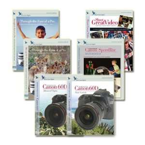  Blue Crane Digital Canon 60D DVD 4 Pk Volume 1 & 2, EOP 1 