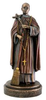 St Martin de Porres Patron Saint Statue Figurine  