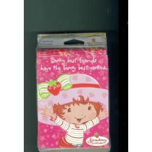 Strawberry Shortcake 10 Count Invites with Envelopes Party Supply