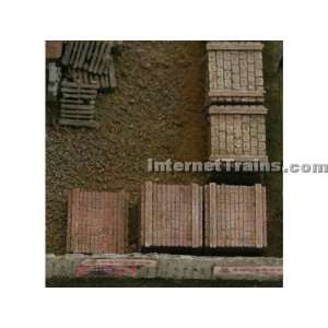   Industrial Yard Brick & Stone piles (8 per package) Toys & Games