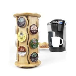 Keurig by Capital Products Bamboo Carousel K Cup Holder:  