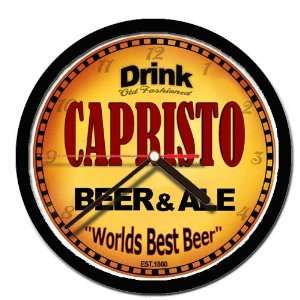  CAPRISTO beer and ale cerveza wall clock: Everything Else
