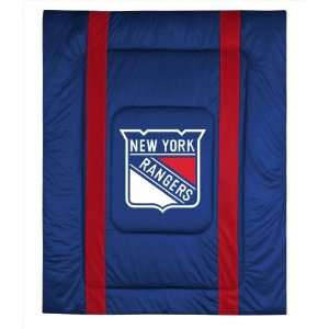  New York Rangers NHL Sidelines Collection Comforter: Sports & Outdoors