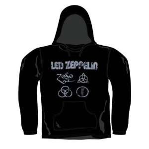          Led Zeppelin sweater à capuche Symbols (L): Toys & Games