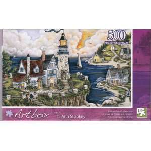   Pc Puzzle Art by Ann Stookey Pelican Point Lighthouse: Toys & Games