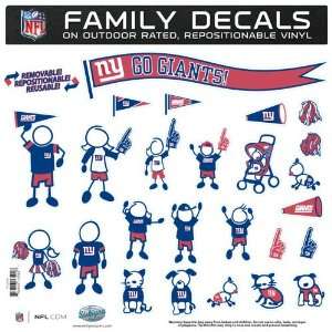     New York Giants NFL Family Car Decal Set (Large): Everything Else