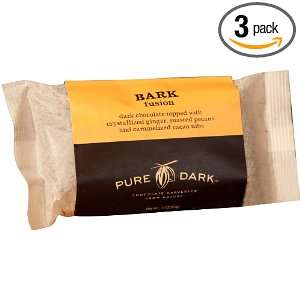  Bark Fusion Chocolate with Crystalized Ginger Pecans and Caramelized 