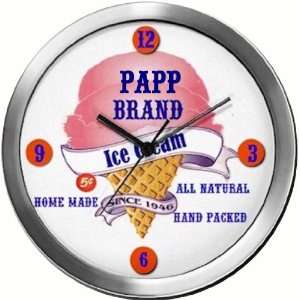  PAPP 14 Inch Ice Cream Metal Clock Quartz Movement 