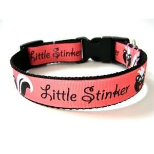  Little Stinker 1 Pink Dog Collars: Pet Supplies