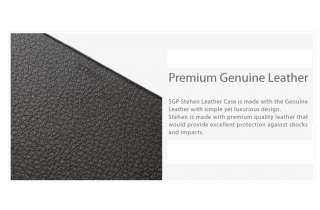 SGP iPad 2 Leather Case Stehen Series Black  