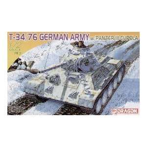  T 34/76 German Army Tank w/Panzer III Cupola Mod. 1941 1 