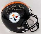   ward autographed pittsburgh steelers fs helmet jsa expedited shipping