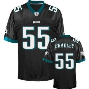  Philadelphia Eagles NFL Jerseys #55 Stewart Bradley BLACK 