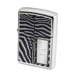  Personalized Zippo Zebra Print Lighter Gift: Kitchen 