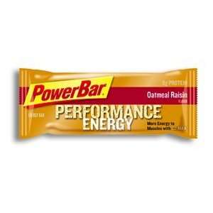 Oatmeal Raisin PowerBar Performance Energy Bars   Case of 12: Health 