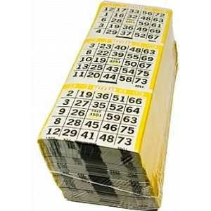 Up 750 Faces (250 Sheets) Paper Bingo Cards:  Sports 
