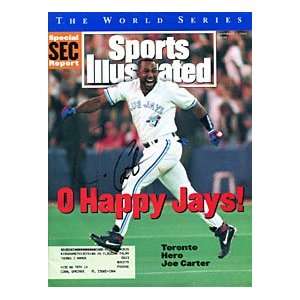 Joe Carter Autographed / Signed Sports Illustrated Magazine   November 