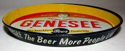 VINTAGE GENESEE ASK FOR JENNY 12 TIN TRAY * GREAT!  