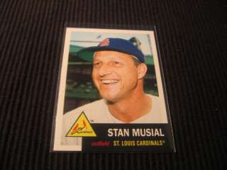 2011 TOPPS #1 STAN MUSIAL LOST CARDS #1 1953 CARDINALS  