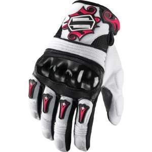  SHIFT RACING WOMENS RPM GLOVE WHITE MD: Sports & Outdoors