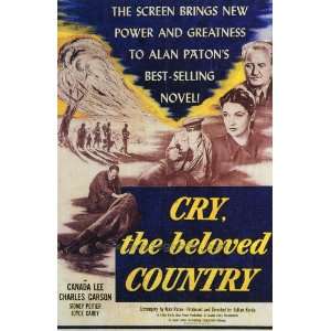  Cry, the Beloved Country Poster Movie 27x40