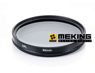 Meking 58mm CPL Polarizing Lens Filter Canon 1100D,1000D,600D,550D 