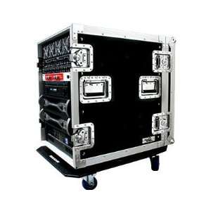   Amplifier Rack System Case with Caster Board Size 16U Electronics