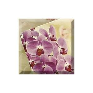  500ea   Purple Orchids No Sentiment Die Cut Edge Card 