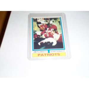  Jim Plunkett 1974 topps football trading card #435 New 
