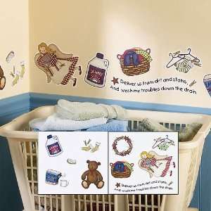  Laundry Angel Wall Stickers 