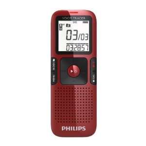  PHILLIPS DIGITAL RECORDER W/CLEARVOICE (RED): Electronics