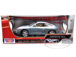  car model of Porsche 911 Carrera Grey die cast car model by Motormax