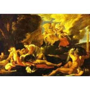 FRAMED oil paintings   Nicolas Poussin   24 x 16 inches 