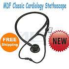 Stainless Cardiology Stethoscope 2 sided tag tip Diap  