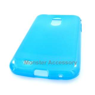 Blue Candy Skin Gel Case Cover For Samsung Galaxy S2 Sprint  