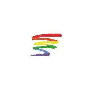  Rainbow Squiggle Sticker 