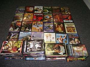 Lot of 77 DVDs ~ Titles Listed/Some hard to find Movies  