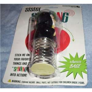  Sister Sproing Springy Nun Sticks with Adhesive Base: Toys 