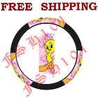 New Looney Tunes Cartoon Pink Happy Car Truck Tweety Bird Steering 