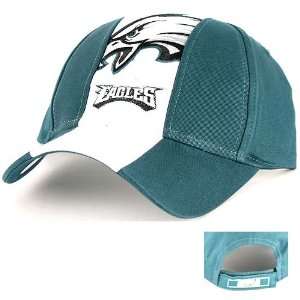   Eagles Center Stripe Adjustable Baseball Hat: Sports & Outdoors