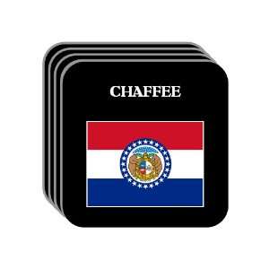 US State Flag   CHAFFEE, Missouri (MO) Set of 4 Mini Mousepad Coasters