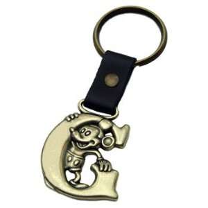  Mickey Mouse Letter G Brass Key Chain Automotive