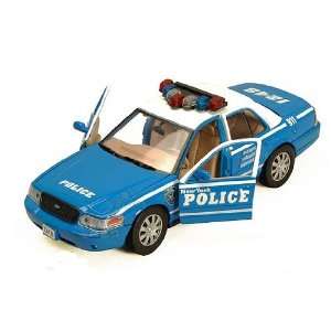   Car (2007, 124, Blue) (color may vary) NYC NYPD diecast model Toys