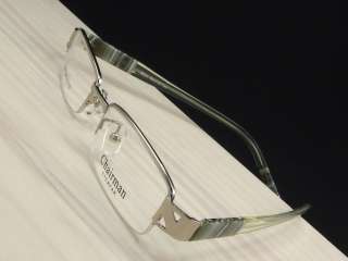 NEW silver+transparent SEMI RIM Eyeglasses Frame E5087  