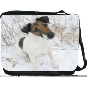  Rikki KnightTM Fox Terrier Dog Design Messenger Bag   Book 