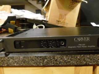 Carver PM120 Amplifier Good Shape Works Perfectly  