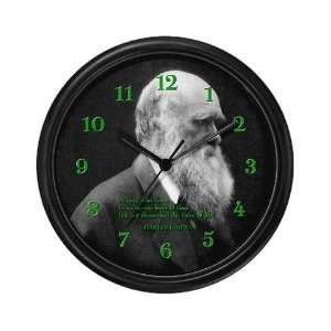  Charles Darwin Quote Atheist Wall Clock by CafePress: Home 